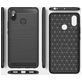 Mobigear Brushed Slim Xiaomi Mi Max 3 Hoesje Flexibel TPU Backcover - Marineblauw