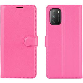 Mobigear Classic POCO M3 Hoesje Bookcase Portemonnee - Magenta