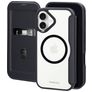 Mobiparts Shield Line iPhone 17 MagSafe Hoesje Bookcase - Zwart