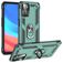 Mobigear Armor Ring OPPO A76 Hoesje Hardcase Backcover Shockproof met Ringhouder - Groen