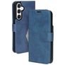 Mobiparts Classic Wallet Samsung Galaxy A55 Hoesje Bookcase Portemonnee - Steel Blue