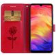 Mobigear Roses Xiaomi Redmi Note 7 Hoesje Bookcase Portemonnee - Magenta