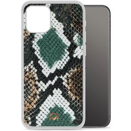 Mobilize Magnet Gelly iPhone 12 Mini Hoesje Flexibel TPU Backcover Shockproof - Green Snake