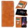 Mobigear Classy POCO F4 Hoesje Bookcase Portemonnee - Cognac