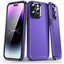 Mobigear Slim Armor iPhone 15 Pro Hoesje Hardcase Backcover Shockproof - Paars