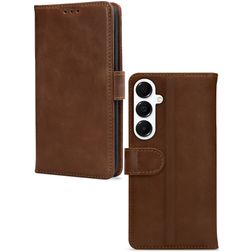 Mobilize Wallet Samsung Galaxy A16 Hoesje Echt Leer Bookcase Portemonnee - Bruin