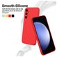 Mobigear Colors Samsung Galaxy M55 Siliconen Hoesje Backcover - Rood