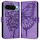 Mobigear Butterfly Google Pixel 9 Pro XL Hoesje Bookcase Portemonnee - Paars