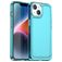 Mobigear Crystal iPhone 15 Plus Hoesje Flexibel TPU Backcover - Blauw