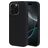 Mobiparts iPhone 16 Pro Siliconen Hoesje Backcover - Zwart