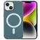 Mobigear Rubber Touch iPhone 15 Siliconen MagSafe Hoesje Backcover - Groen