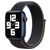 Mobigear Woven Nylon Apple Watch Bandje Klittenbandsluiting - 42/41/40/38 mm - Charcoal
