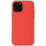 Mobigear Rubber Touch iPhone 13 Mini Siliconen Hoesje Backcover - Koraal