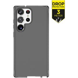 ITSkins SpectrumClear-R Samsung Galaxy S23 Ultra Hoesje Flexibel TPU Backcover Shockproof - Smoke