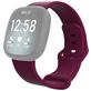 Mobigear Sport Dual Siliconen Fitbit Versa 3 Bandje Druksluiting - Rood