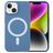 Mobigear Rubber Touch iPhone 15 Siliconen MagSafe Hoesje Backcover - Blauw Mobigear Rubber Touch iPhone 15 Siliconen MagSafe Hoesje Backcover - Blauw