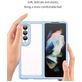Mobigear Crystal Samsung Galaxy Z Fold 4 Hoesje Hardcase Backcover - Transparant / Grijs