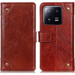 Mobigear Ranch Xiaomi 13 Hoesje Bookcase Portemonnee - Bruin