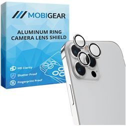 Mobigear Single iPhone 13 Pro Max Glazen Camera Lens Protector - Case Friendly - Zilver