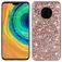 Mobigear Glitter Huawei Mate 30 Hoesje Hardcase Backcover - Roségoud