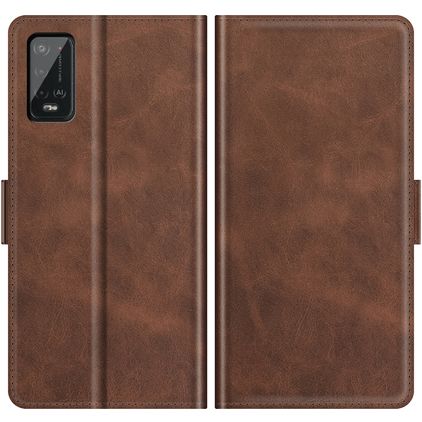 Mobigear Slim Magnet Wiko Power U20 Hoesje Bookcase Portemonnee - Bruin