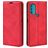 Mobigear Retro Slim Motorola Moto G71 5G Hoesje Bookcase Portemonnee - Rood