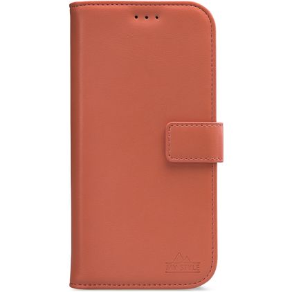 My Style Flex Wallet iPhone 14 Pro Hoesje Bookcase Portemonnee - Rust Red