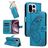 Mobigear Butterfly OnePlus 15 Hoesje Bookcase Portemonnee - Blauw