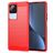 Mobigear Brushed Slim POCO F4 Hoesje Flexibel TPU Backcover - Rood