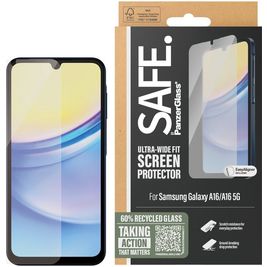 SAFE by PanzerGlass Ultra-Wide-Fit Samsung Galaxy A16 Glazen Screenprotector - Case Friendly