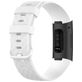 Mobigear Cross Siliconen Fitbit Charge 4 Bandje Gespsluiting - Wit