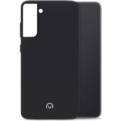 Mobilize Rubber Gelly Samsung Galaxy S21 FE Hoesje Flexibel TPU Backcover - Matt Black