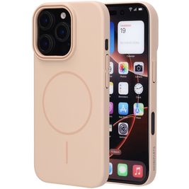 Mobiparts Slim Line iPhone 16 Pro MagSafe Hoesje Hardcase Backcover - Dune Sand