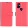 Mobigear Classic OnePlus Nord N10 5G Hoesje Bookcase Portemonnee - Rood
