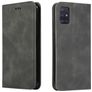 Mobigear Retro Slim Samsung Galaxy A51 Hoesje Bookcase - Grijs