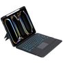 Mobigear Detachable Rotating iPad Pro 13 Inch (2024) Hoes QWERTY Bluetooth Toetsenbord Bookcase + Stylus Houder - Zwart