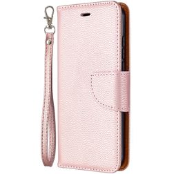 Mobigear Litchi Wallet Book Case Rose Gold Nokia 1.3