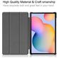 Mobigear Tri-Fold Samsung Galaxy Tab S6 Lite Hoes Bookcase - Paars