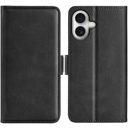Mobigear Slim Magnet iPhone 17 Hoesje Bookcase Portemonnee - Zwart