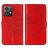 Mobigear Butterfly Motorola Moto G84 Hoesje Bookcase Portemonnee - Rood
