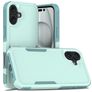 Mobigear Heavy Armor iPhone 16 Plus Hoesje Hardcase Backcover Shockproof - Groen