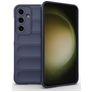 Mobigear Bumpy Samsung Galaxy S24 FE Hoesje Flexibel TPU Backcover - Donkerblauw