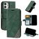 Mobigear Rhombus iPhone 12 Mini Hoesje Bookcase Portemonnee - Groen