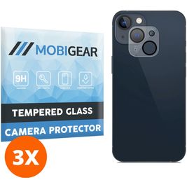 Mobigear iPhone 13 Glazen Camera Protector - Case Friendly (3-Pack)