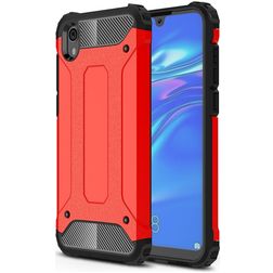 Mobigear Outdoor HONOR 8S Hoesje Hardcase Backcover Shockproof - Rood