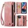 Caseme 008 iPhone 15 Hoesje Uitneembare 2in1 Bookcase Portemonnee - Roze