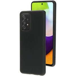 Mobiparts Samsung Galaxy A52 Siliconen Hoesje Backcover - Zwart