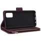 Mobigear Zipper Samsung Galaxy A41 Hoesje Bookcase Portemonnee - Rood
