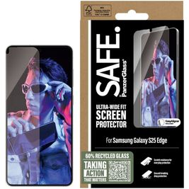 SAFE by PanzerGlass Ultra-Wide-Fit Samsung Galaxy S25 Edge Glazen Screenprotector - Case Friendly