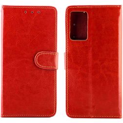 Mobigear Wallet OPPO Reno 6 Pro 5G Hoesje Bookcase Portemonnee - Rood